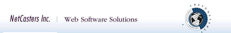 NetCasters. Web Software Solutions.