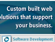 Custom built web solutions that support your business.